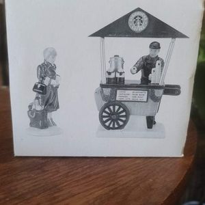 Dept. 56 Starbucks Coffe cart.